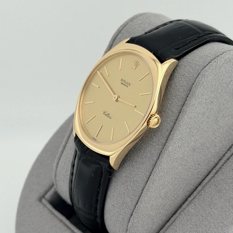 Rolex Cellini 4133 31mm Champagne Dial 18k Yellow Gold - 5