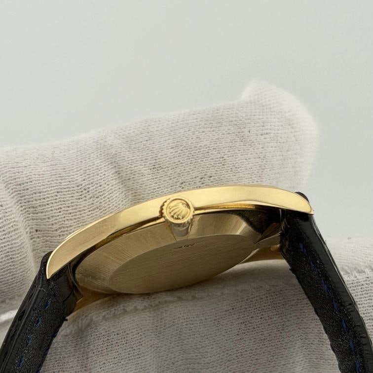 Rolex Cellini 4133 31mm Champagne Dial 18k Yellow Gold - 9
