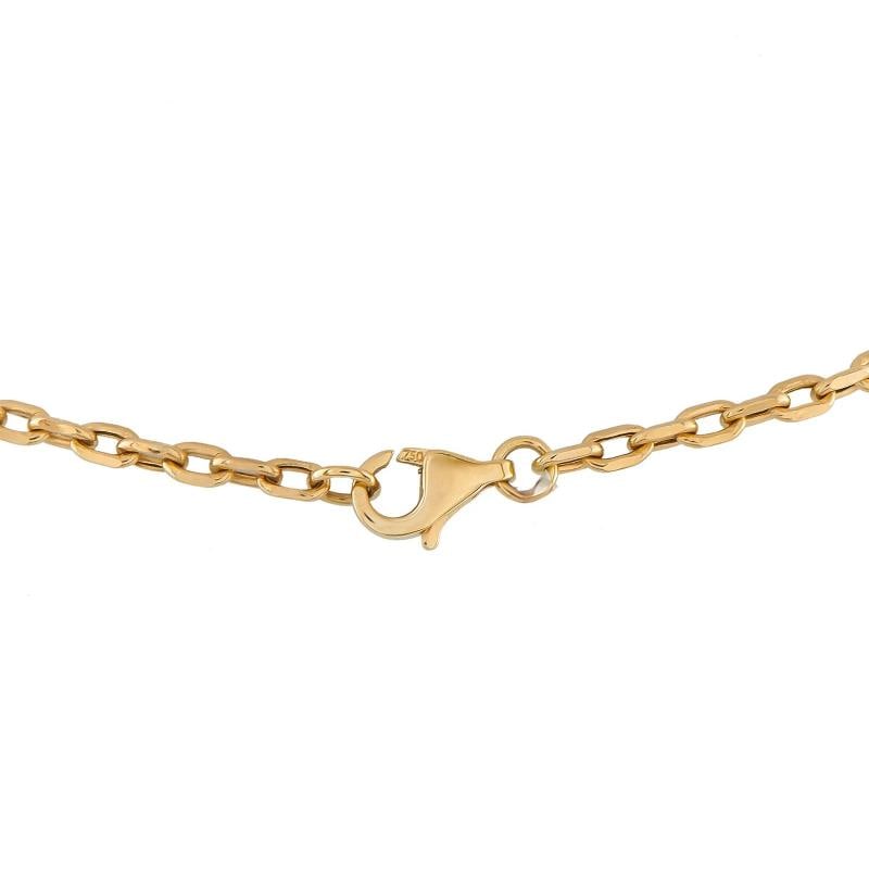 18K Yellow Gold 0.65ct Diamond Necklace - 3