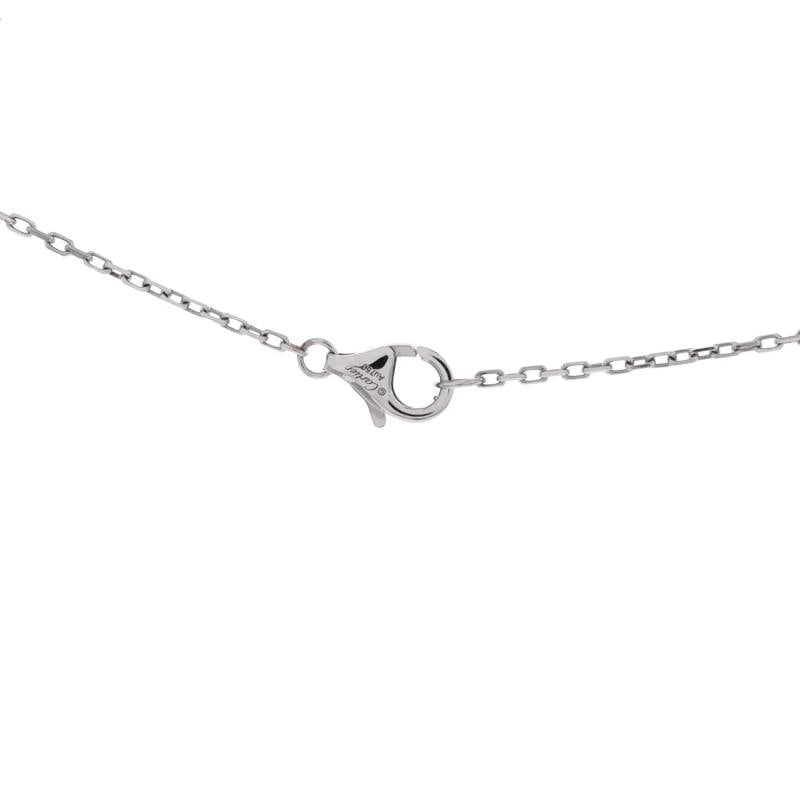 Cartier Trinity Diamond Pendant Necklace 18K White Gold with Diamonds - 3