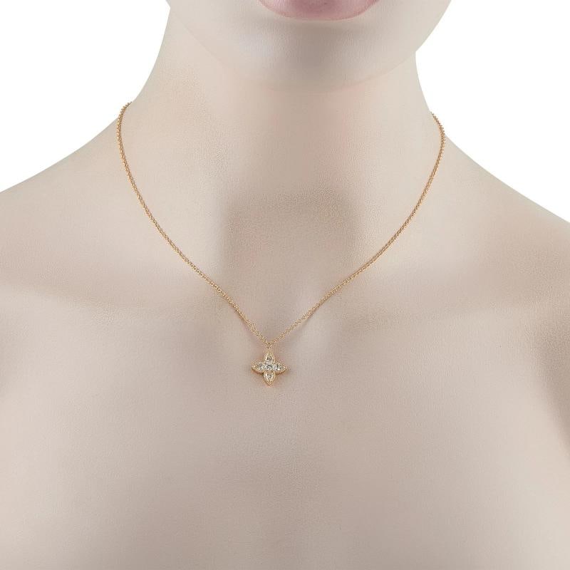 18K Yellow Gold 0.95ct Diamond Necklace - 2