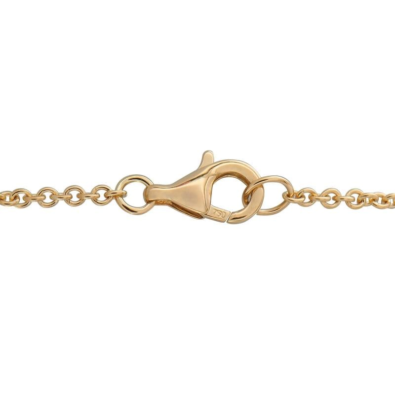 18K Yellow Gold 0.95ct Diamond Necklace - 3