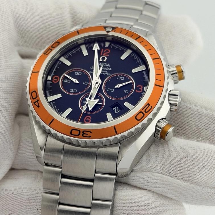 Omega Seamaster Planet Ocean 600M Chronograph 2218.50.00 45.5mm Steel Box Paper - 4