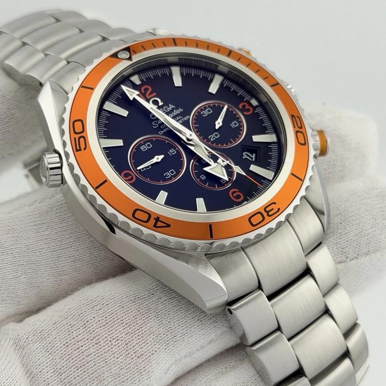 Omega Seamaster Planet Ocean 600M Chronograph 2218.50.00 45.5mm Steel Box Paper - 5