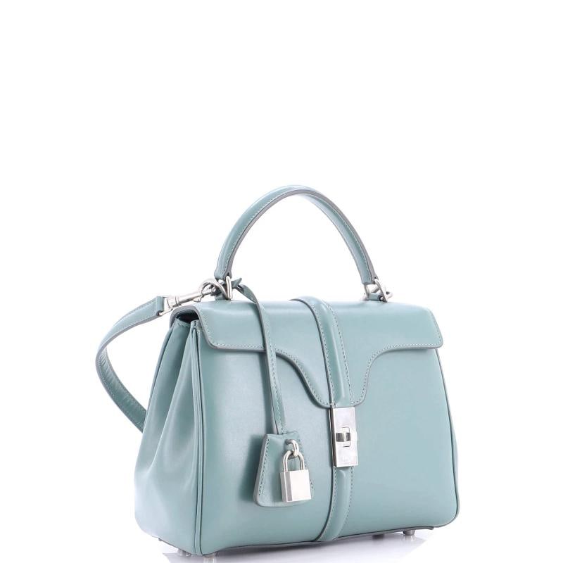 Celine 16 Top Handle Bag Smooth Calfskin Small - 2