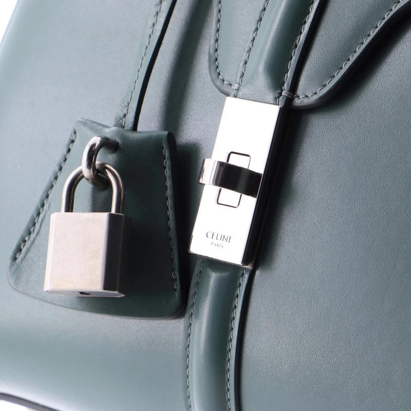 Celine 16 Top Handle Bag Smooth Calfskin Small - 8