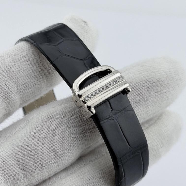 Cartier Declaration 2611 WT000450 18k White Gold 6 Diamond Bars Titanium - 12