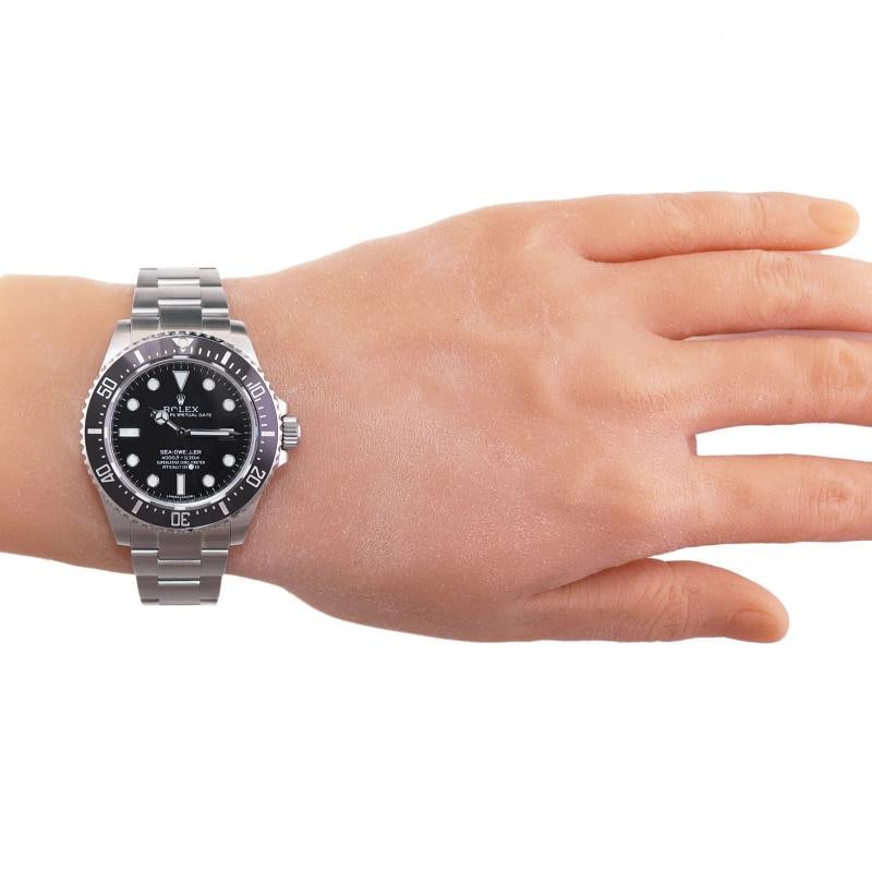 2015 MINT Rolex 116600 Seadweller SDK4 4000 Steel Black 40m Ceramic Dive Watch - 9