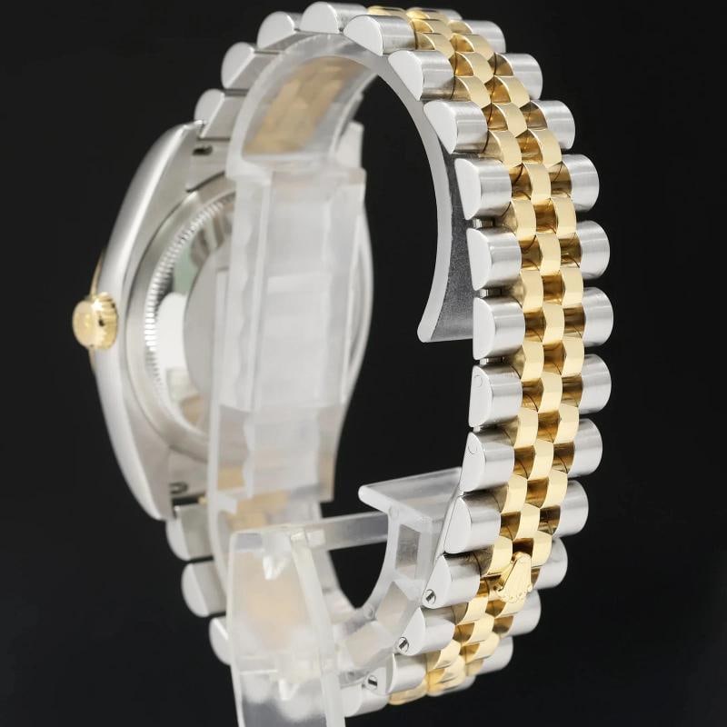 2014 MINT Rolex 116233 DateJust Jubilee 36mm Two Tone Gold Champagne Watch Box - 4