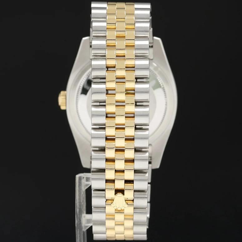 2014 MINT Rolex 116233 DateJust Jubilee 36mm Two Tone Gold Champagne Watch Box - 5