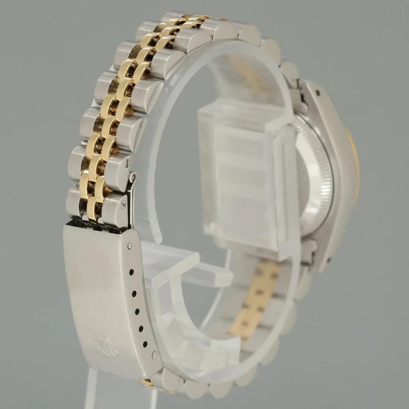 GREEN DIAMOND Ladies Rolex DateJust 26mm 69173 Two Tone Gold Jubilee Watch - 6