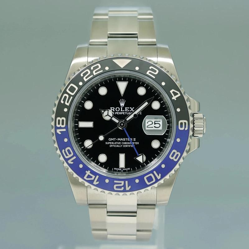 2017 MINT Papers Rolex GMT Master II 116710BLNR Steel Ceramic Batman Blue Watch - 2