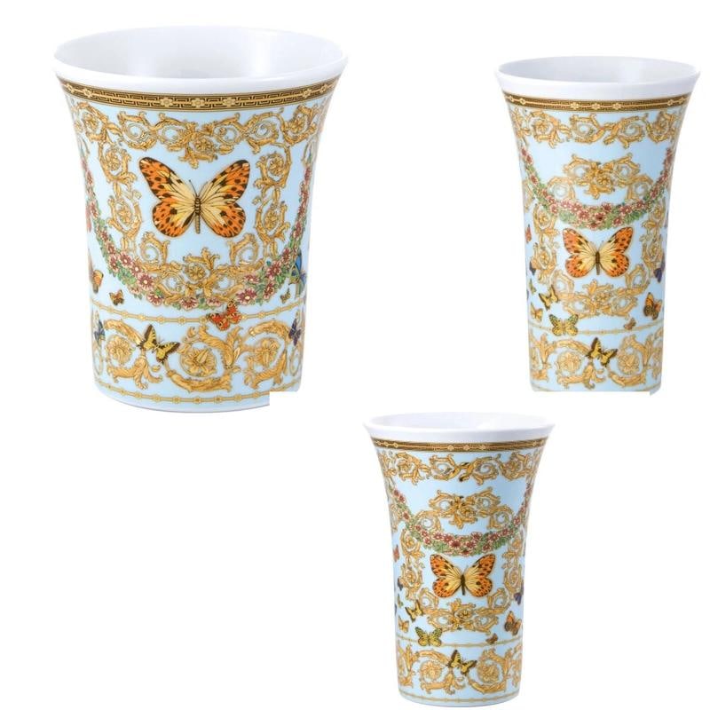 Versace Rosenthal Le Jardin de Versace Set Vases 18/26/34 cm - Official Seller (1 of 1)