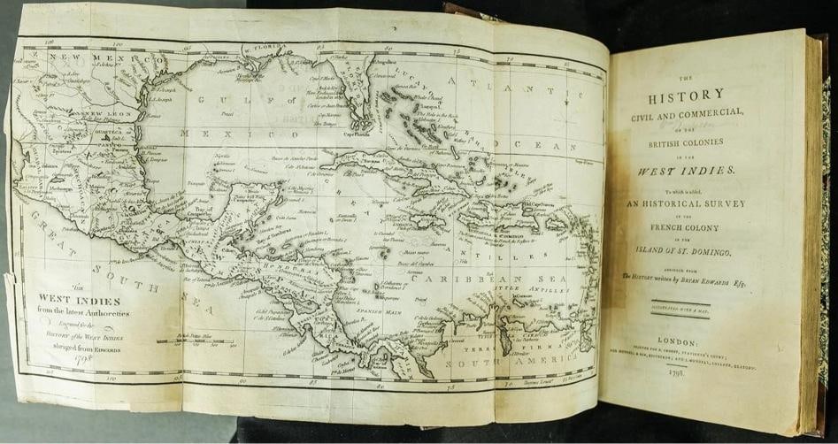 Bryan Edwards / History Civil and Commercial of the British Colonies 1st ed 1798 - 8