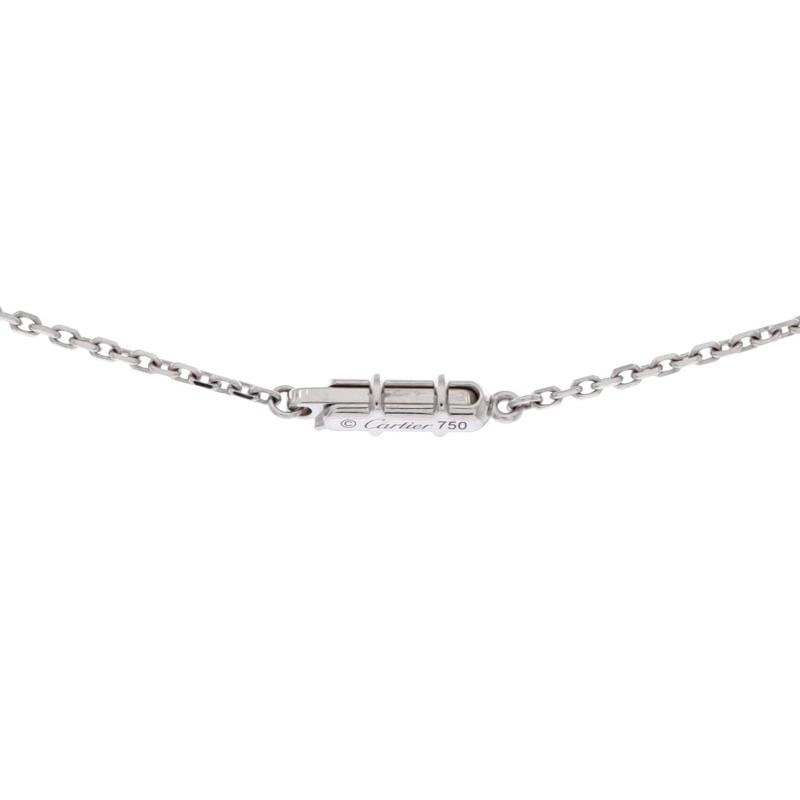 Cartier C Heart de Cartier Pendant Necklace 18K White Gold with Pave Diamonds - 4