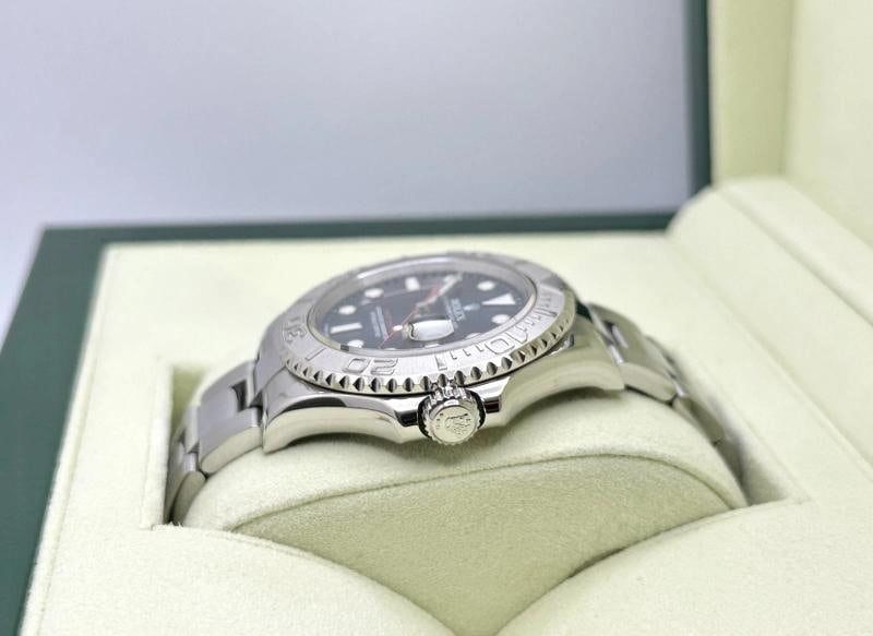 Rolex Yacht Master 116622 40mm Blue Dial Platinum Bezel Stainless Steel - 4