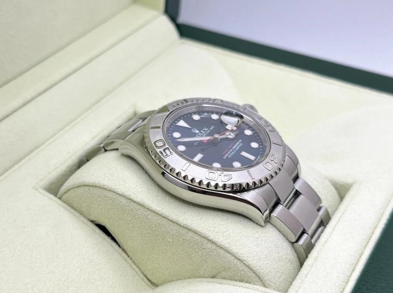 Rolex Yacht Master 116622 40mm Blue Dial Platinum Bezel Stainless Steel - 5