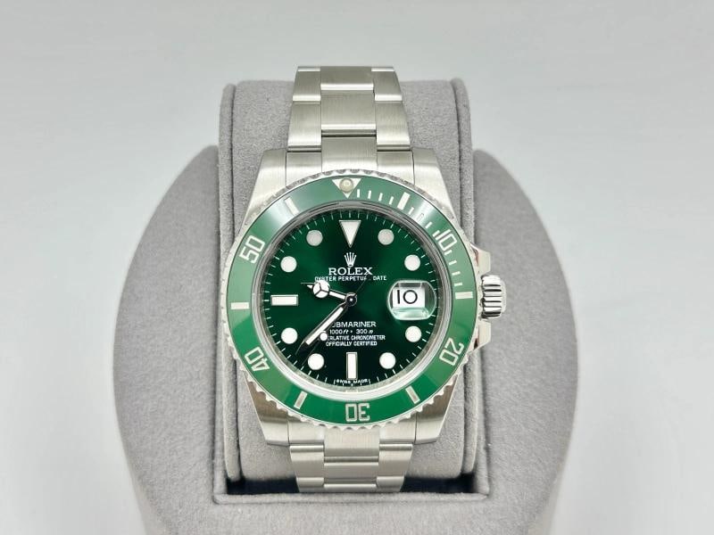 2023 CPO Rolex Submariner Hulk 116610LV Green Bezel Green Dial Stainless Steel - 5