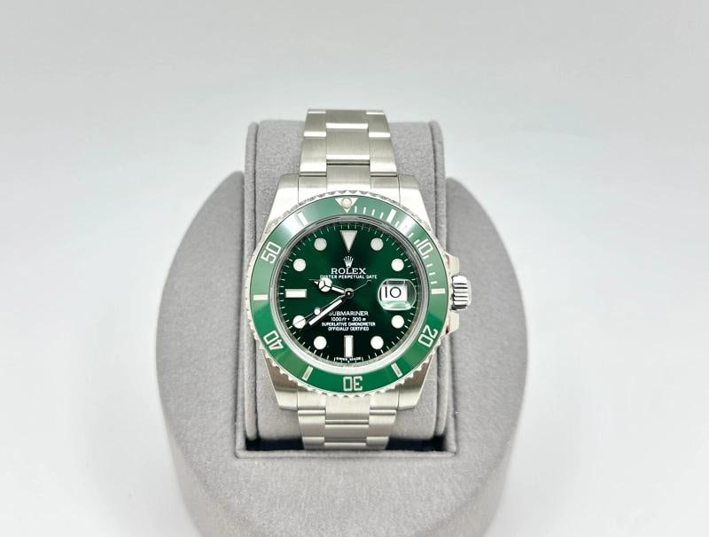 2023 CPO Rolex Submariner Hulk 116610LV Green Bezel Green Dial Stainless Steel - 6