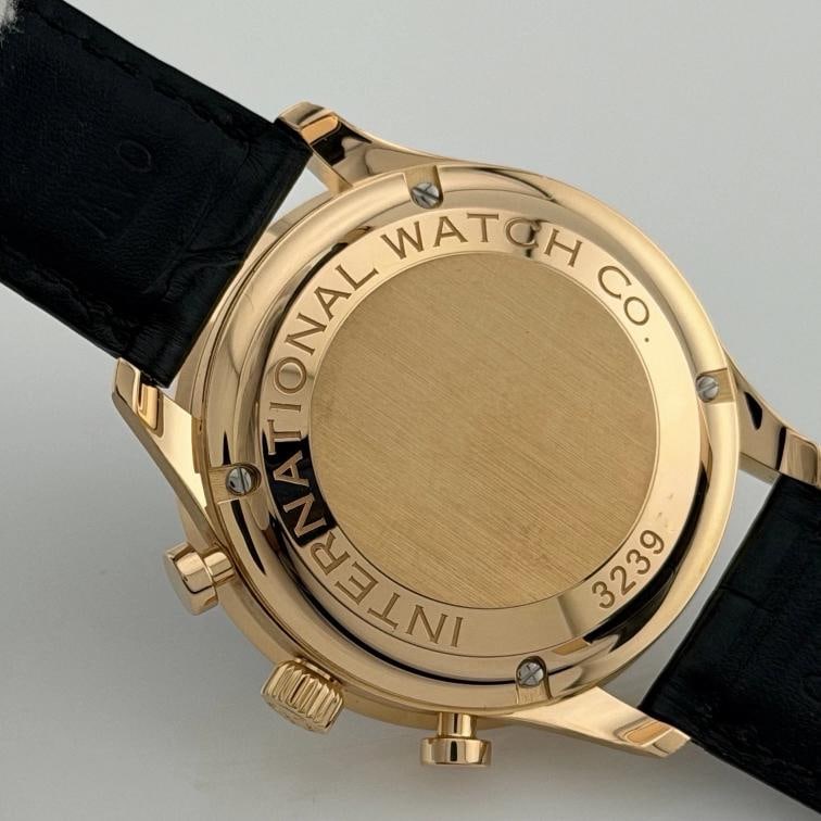 IWC Portuguese Chronograph Portugieser IW371415 41mm 18k Rose Gold Black Dial - 14