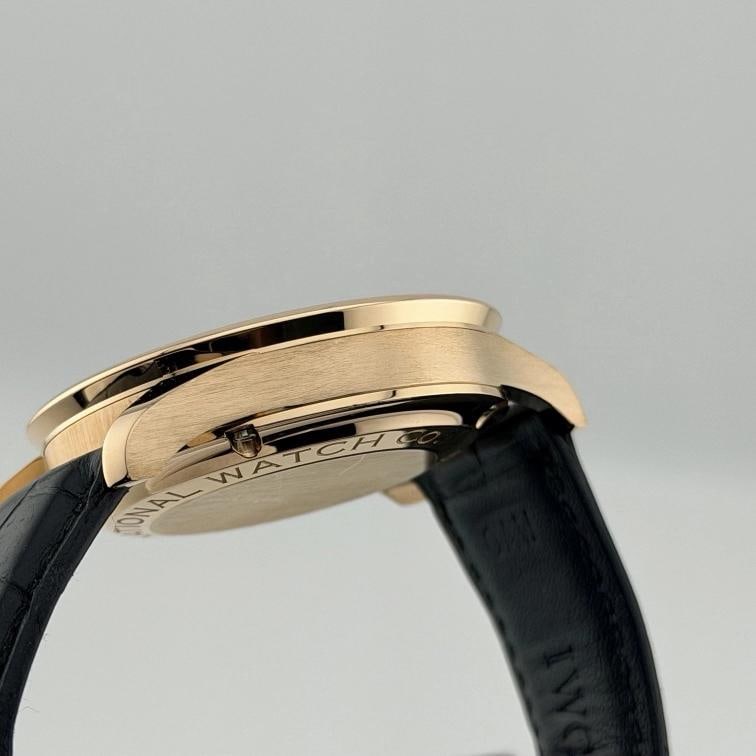 IWC Portuguese Chronograph Portugieser IW371415 41mm 18k Rose Gold Black Dial - 8