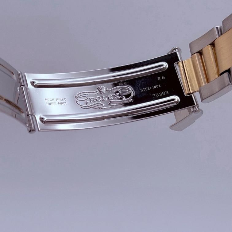 Rolex Daytona Cosmograph Zenith 16523 Champagne Inverted 6 Dial 18k Gold Steel - 8