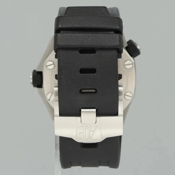 MINT Audemars Piguet Royal Oak Offshore Black Chrono Rubber 42mm 15703ST Watch - 4