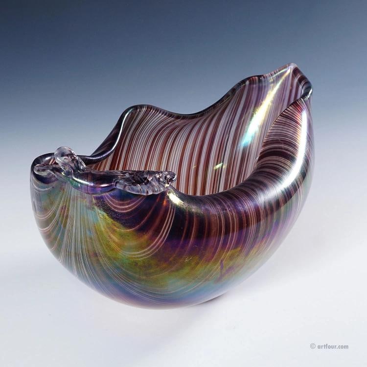 Large Tessuto Bowl by Tyra Lundgren for Venini, Murano - 8