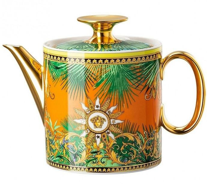 Versace Rosenthal Jungle Animalier Teapot 0.90 l (30.43 oz): Versace Rosenthal Jungle Animalier Teapot 0.90 l (30.43 oz) Material: Porcelain Product Sold and Shipped in Original Packaging with Relative Certificate
