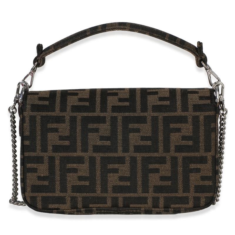 Fendi X FRGMT X POKEMON Brown FF Jacquard Fabric Dratini Mini Baguette Bag - 5