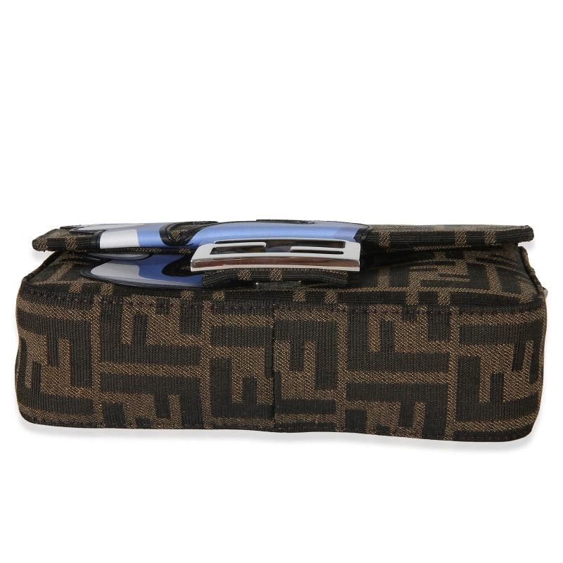 Fendi X FRGMT X POKEMON Brown FF Jacquard Fabric Dratini Mini Baguette Bag - 9