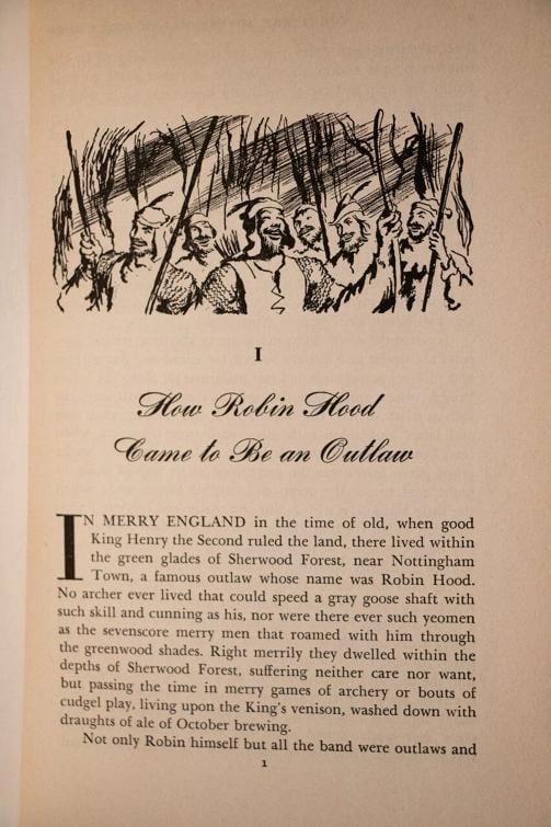 Howard Pyle / The Merry Adventures of Robin Hood 1952 - 8