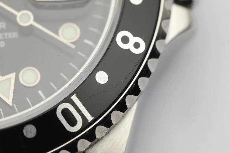ROLEX MENS GMT MASTER 16700 STEEL DATE BLACK DIAL OYSTER 40MM WATCH w/ PAPER - 13