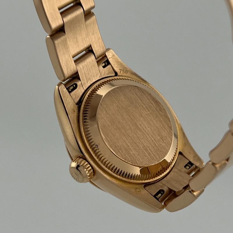 Rolex Ladies Datejust 179165 Factory Pink Diamond Dial 18K Rose Gold - 7