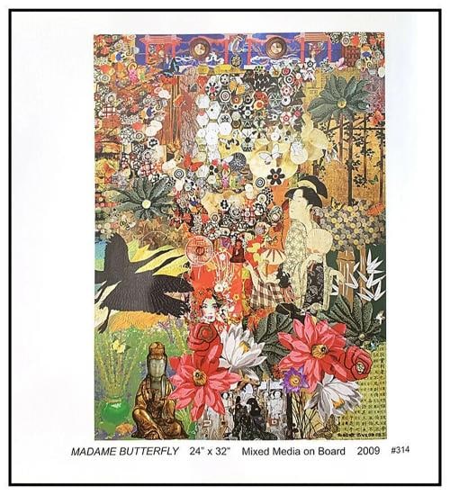 Robert Swedroe Original Mixed Media Collage on Board Signed Modern Framed Art - 4