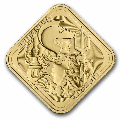 1 oz Gold Bar - The Royal Mint Britannia & Liberty: 1 oz Gold Bar - The Royal Mint Britannia & Liberty