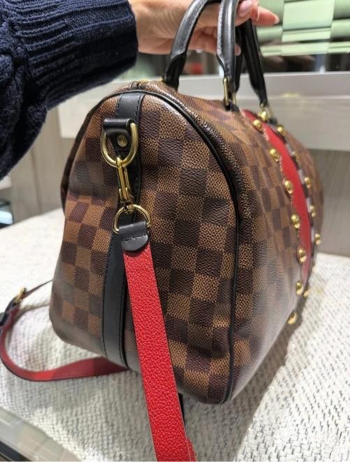Louis Vuitton Speedy 30 Limited Edition Karakoram BandouliÃƒÂ¨re with Strap (201 - 4