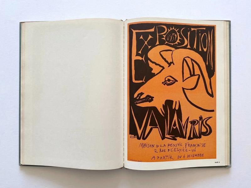 POSTERS OF PICASSO RARE VTG 1957 1ST ED MCM LITHOGRAPH PRINT LRG HARDCOVER BOOK - 4