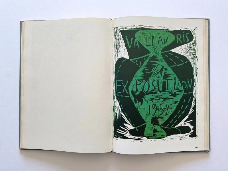 POSTERS OF PICASSO RARE VTG 1957 1ST ED MCM LITHOGRAPH PRINT LRG HARDCOVER BOOK - 5