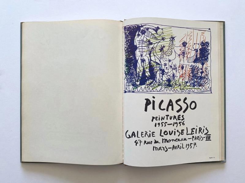 POSTERS OF PICASSO RARE VTG 1957 1ST ED MCM LITHOGRAPH PRINT LRG HARDCOVER BOOK - 8