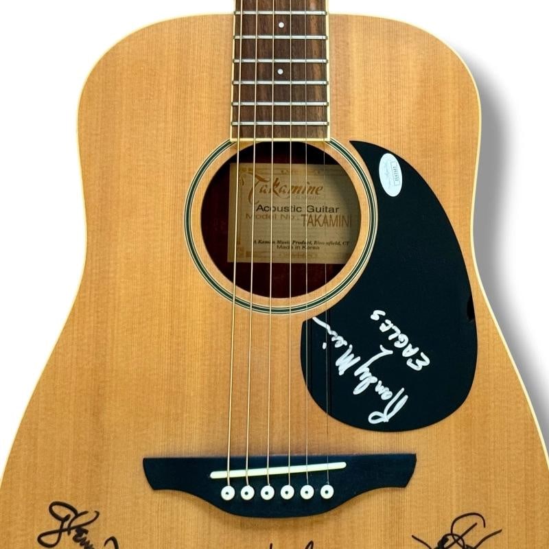 The Eagles Signed Guitar JSA COA Don Henley Glen Frey Joe Walsh Meisner Schmidt - 3