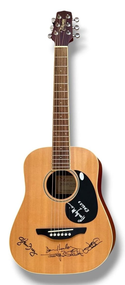The Eagles Signed Guitar JSA COA Don Henley Glen Frey Joe Walsh Meisner Schmidt - 4