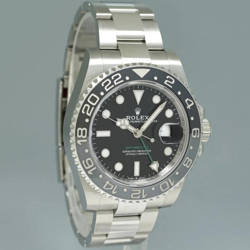 2025 NEW Rolex GMT Master II Bruce Wayne Oyster 126710GRNR Watch Box - 3