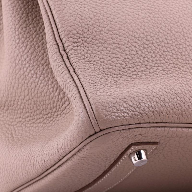 Hermes Birkin Handbag Cascade Tricolor Clemence and Swift with Brushed Palladium - 8