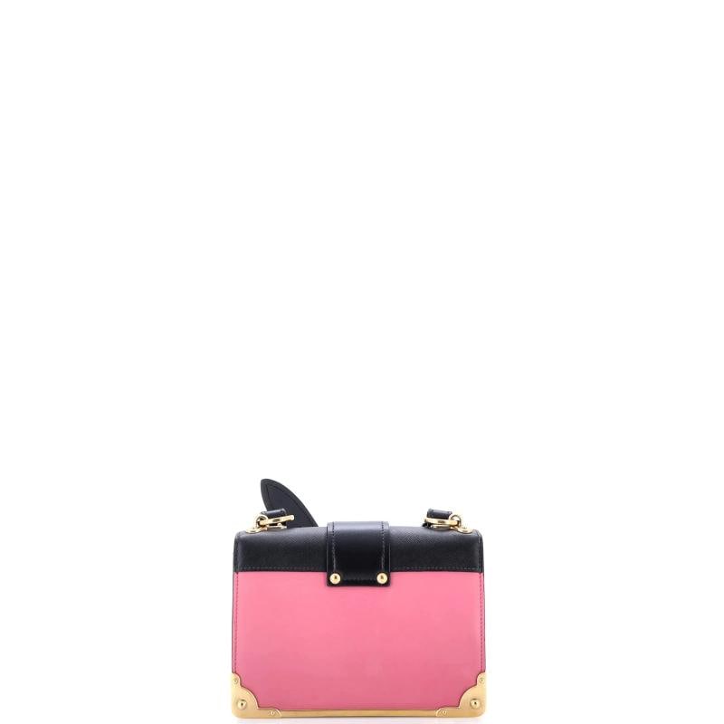 Prada Cahier Crossbody Bag Embellished Leather Small - 3