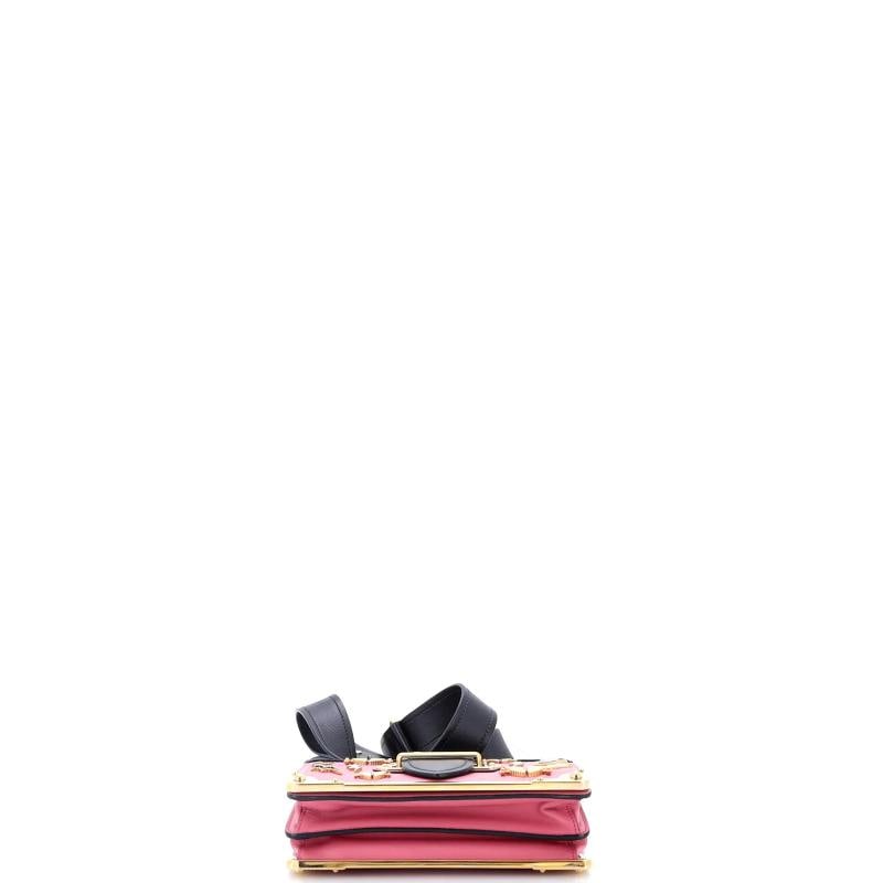 Prada Cahier Crossbody Bag Embellished Leather Small - 4