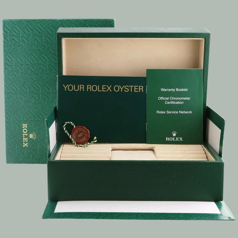 MINT Rolex President Day Date 18239 Champagne Diamond Quick Set Tridor Watch Box - 7