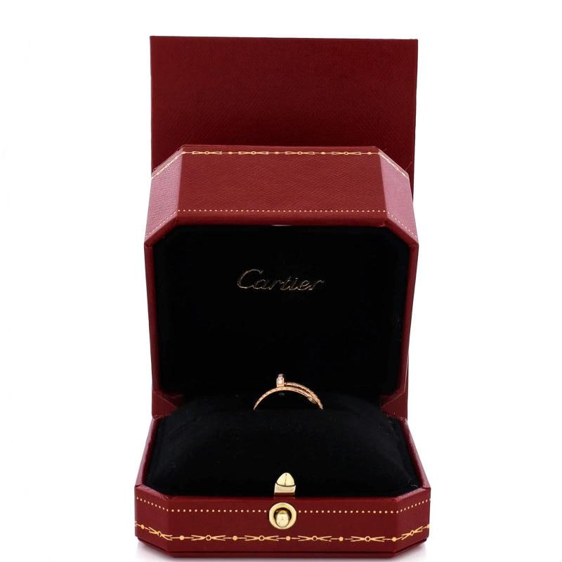 Cartier Juste un Clou Paved Ring 18K Rose Gold with Diamonds Small - 2