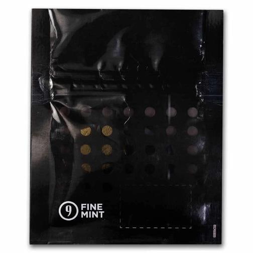 1 oz Gold Bar - 9FM Gold Button - 4