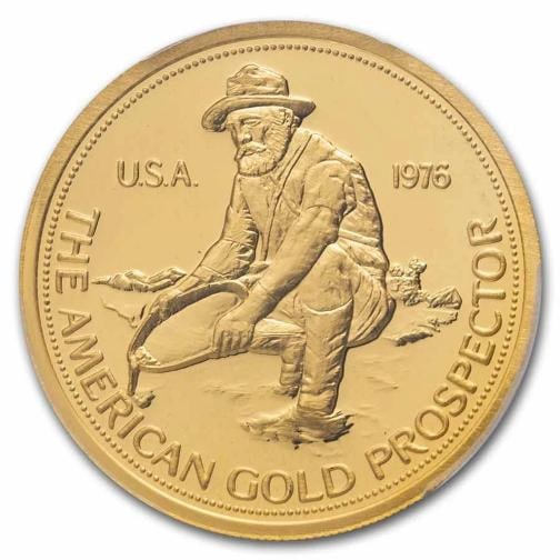 1 oz Gold Round - 1976 Engelhard Prospector MS-69 PCGS - 2